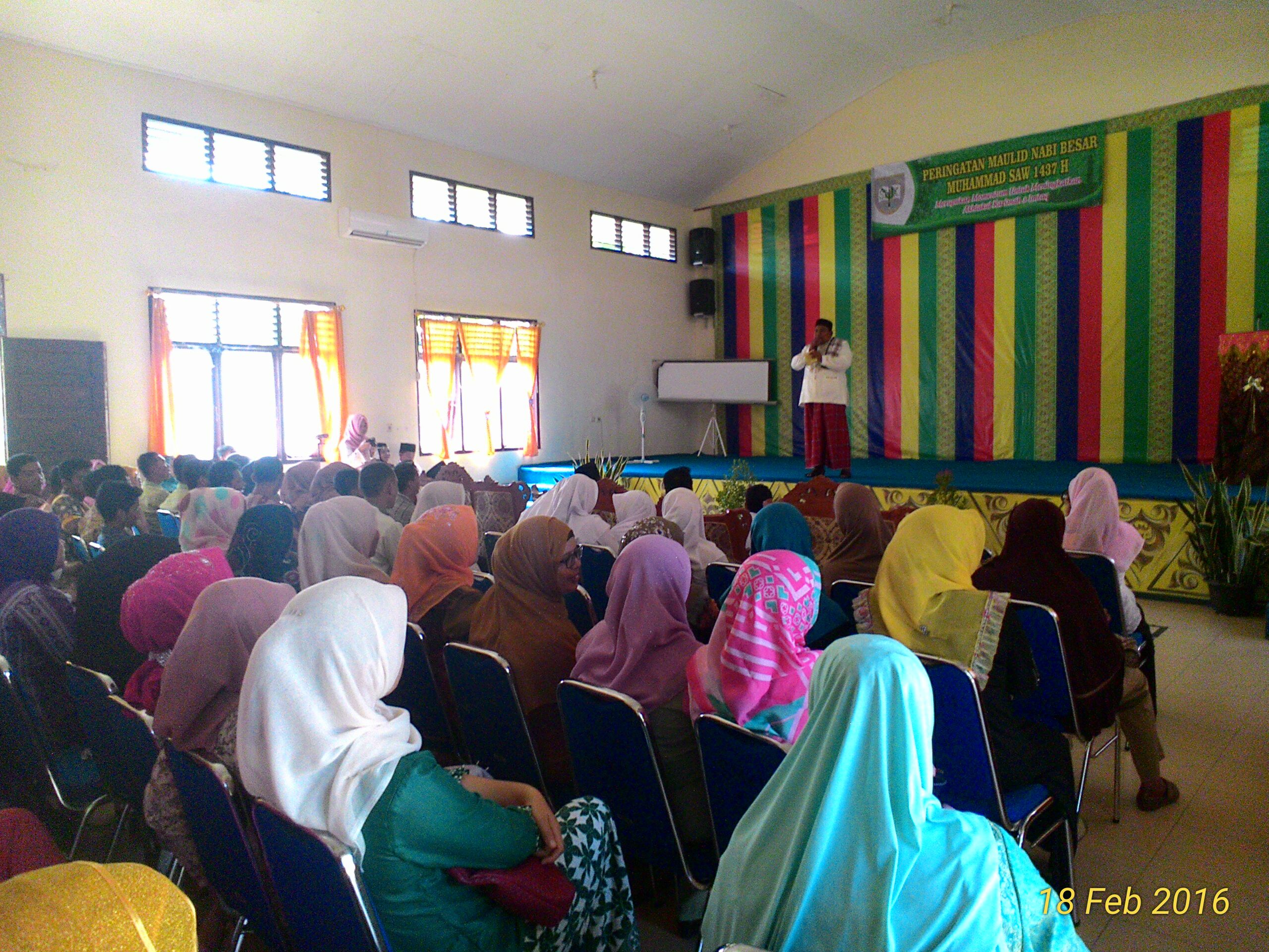 SMKN 1 Sabang Peringati Maulid Nabi Besar Muhammad SAW 1437 H