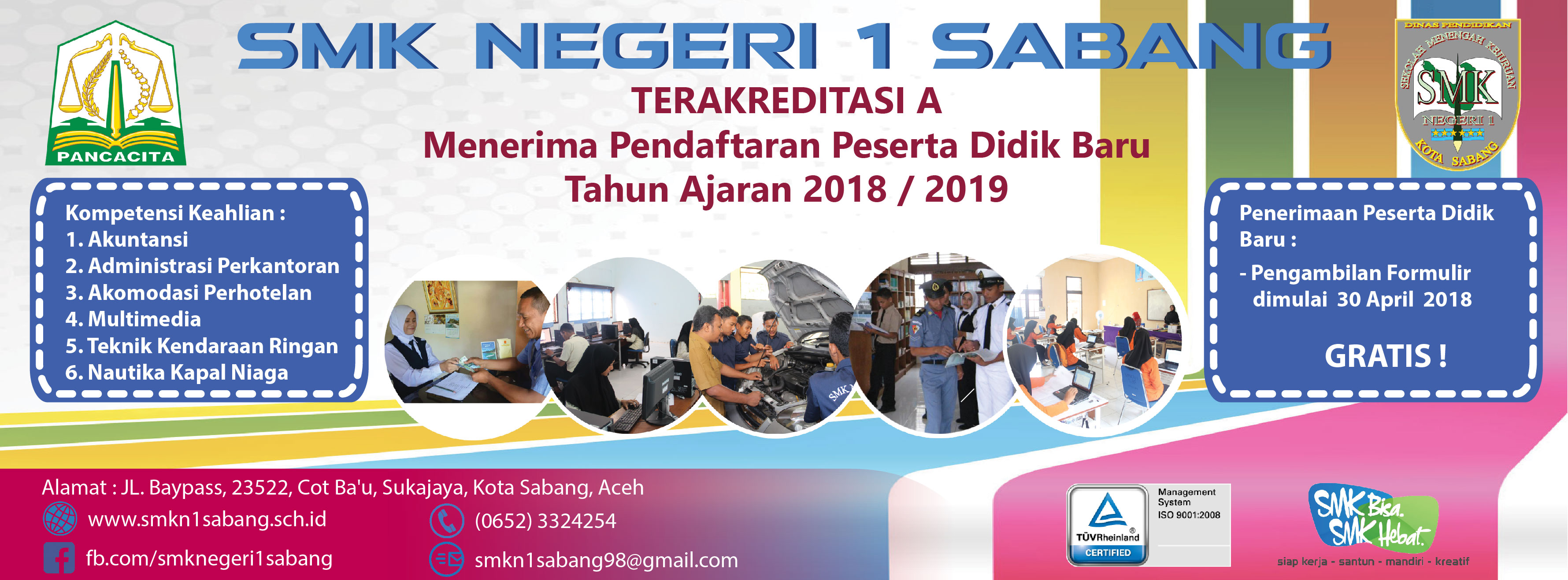 SMK Negeri 1 Sabang Menerima Peserta Didik Baru Tahun 2018/2019