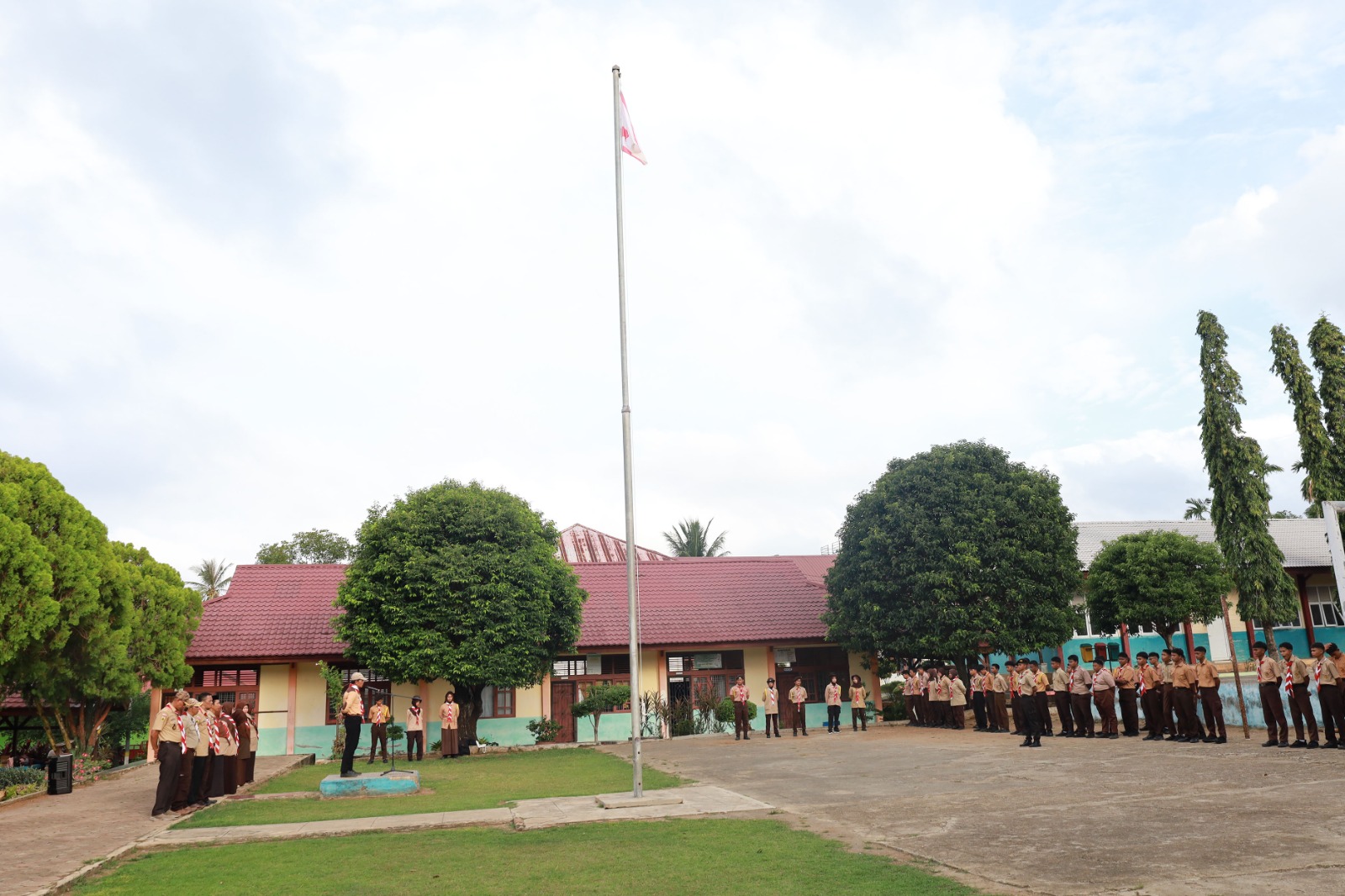 SMK Negeri 1 Sabang Gelar Pembukaan Kegiatan Ekstrakurikuler Pendidikan Kepramukaan